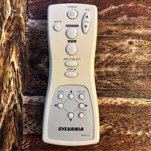 Sylvania Remote Control Model NE801UD Off White Tested Works